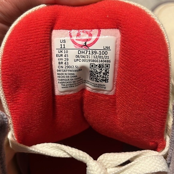 Jordan 3 Retro Muslin size 11 - Picture 2 of 6